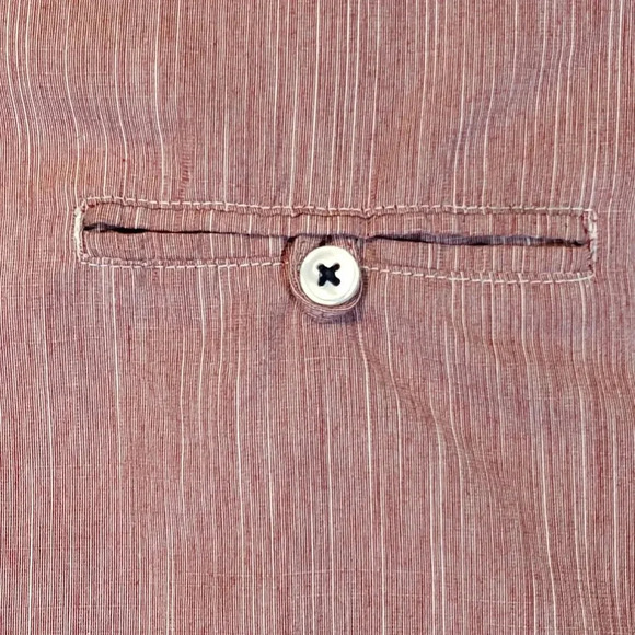 Michael Brandon Men's Red Long Sleeve Button  Up Dress Shirt SLIM FIT XXL - Picture 7 of 12